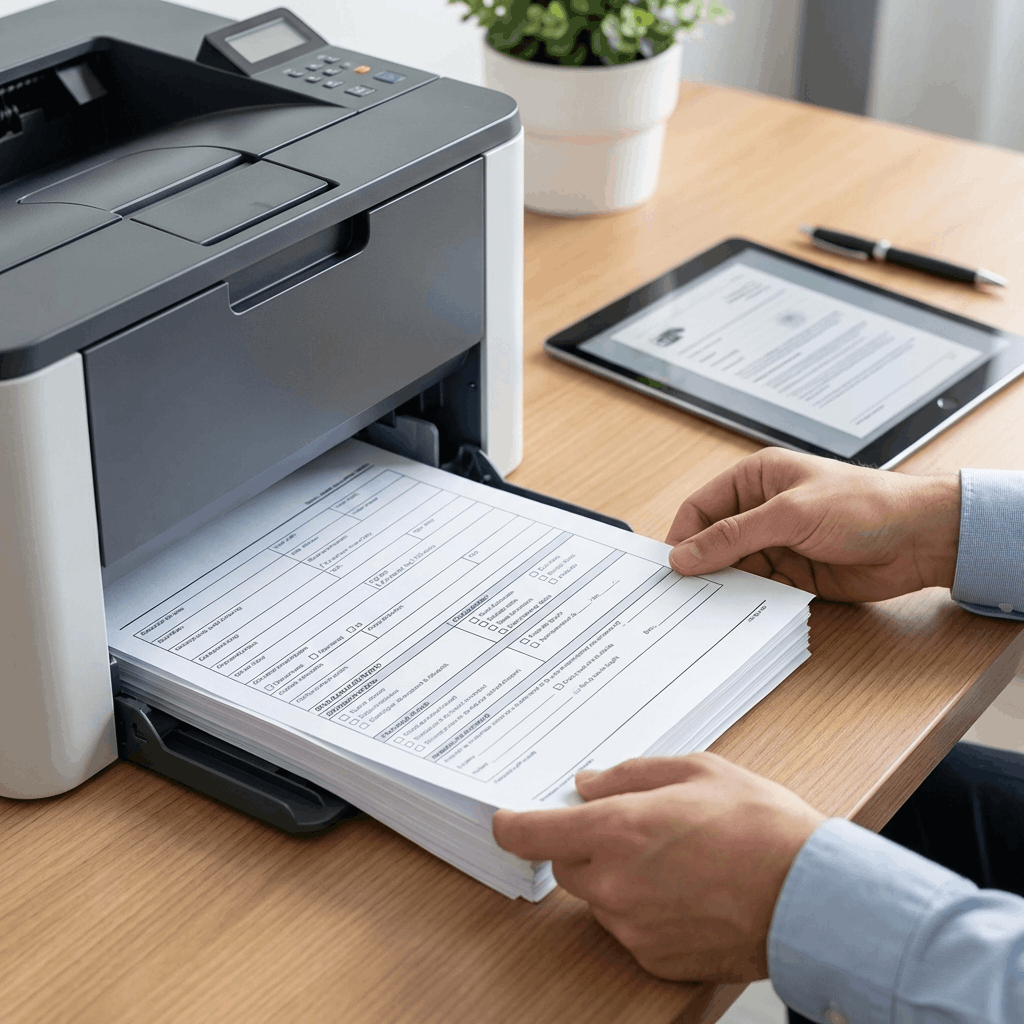 Печать бланков